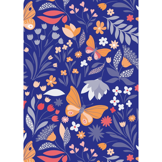 Cadeaupapier Floral Butterfly