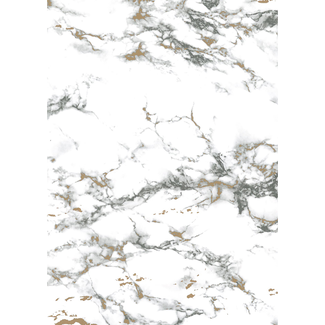 Cadeaupapier Marble Wit