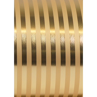 Cadeaupapier Striped Goud