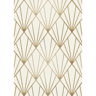 Cadeaupapier Deco Diamonds Goud