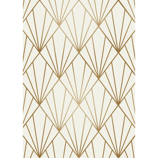 Cadeaupapier Deco Diamonds Goud