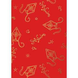 Cadeaupapier Sint Nicolaas