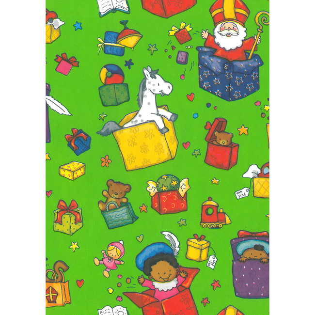 Cadeaupapier Happy Piet