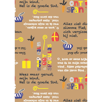 Cadeaupapier Letterpret
