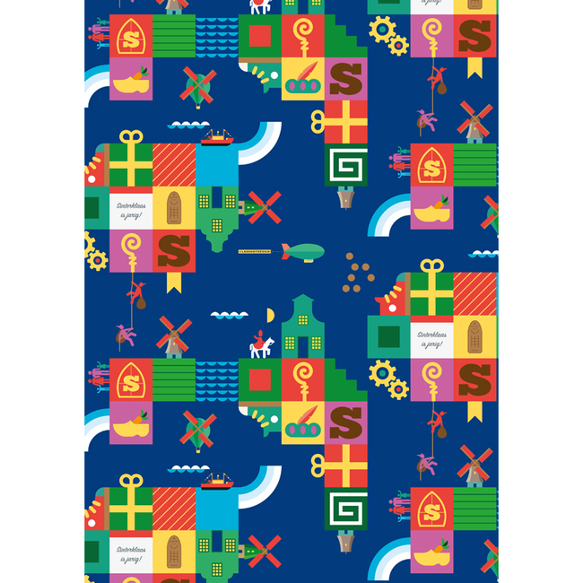 Cadeaupapier Sinterklaas Vibes