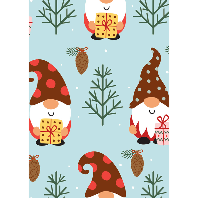 Cadeaupapier Christmas Gnomes