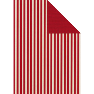 Cadeaupapier Leer Rood