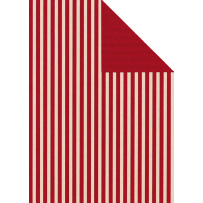 Cadeaupapier Leer Rood