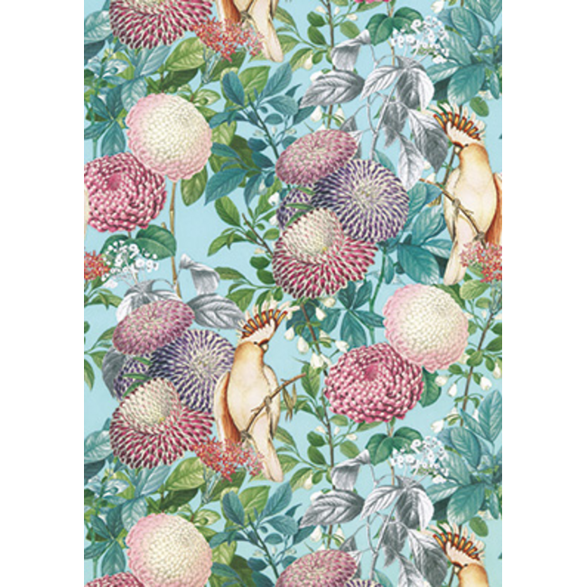 Cadeaupapier Samoa Blauw