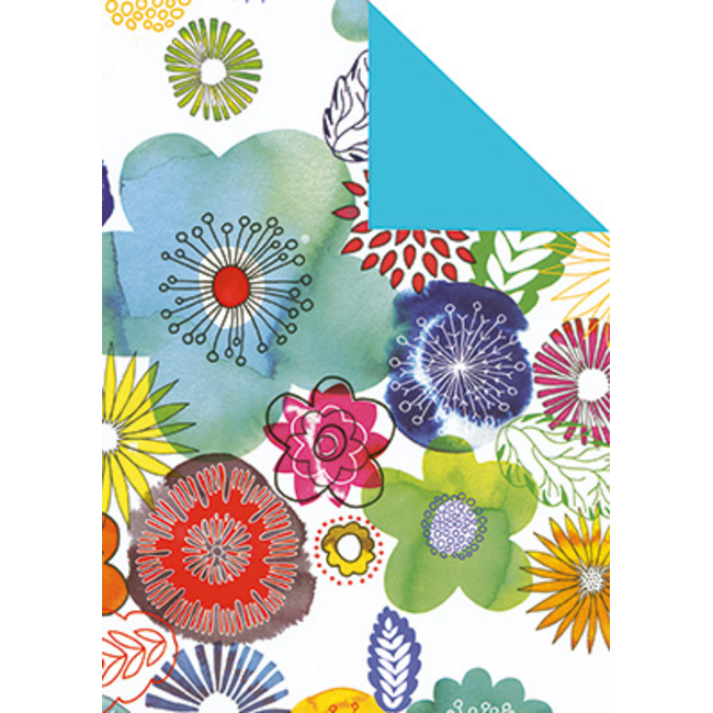 Cadeaupapier Napoli/Vollton Turquoise