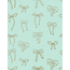 Cadeaupapier Bow Pattern Mint