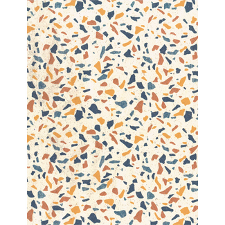 Cadeaupapier Terrazzo Bruin