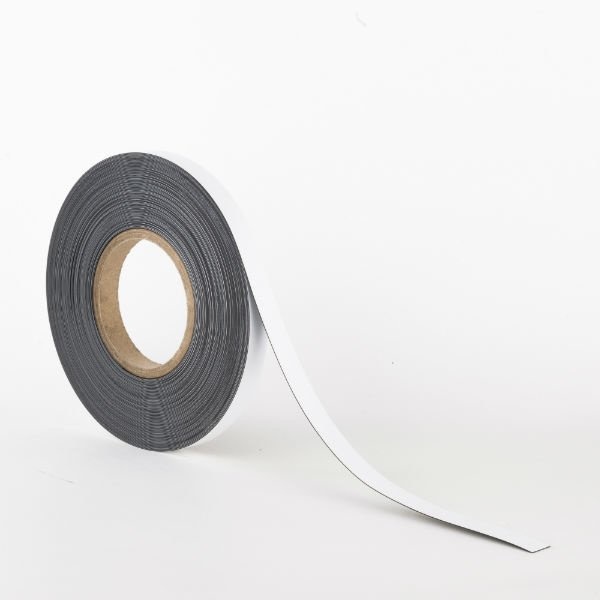 15 mm | 1 mm | 30 m Magneetband, zelfklevend, sterk