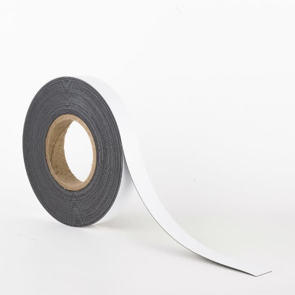 Inwell 25 mm Magneetband met Whiteboardcoating