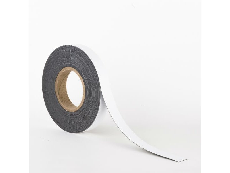 25 mm Magneetband met Whiteboardcoating