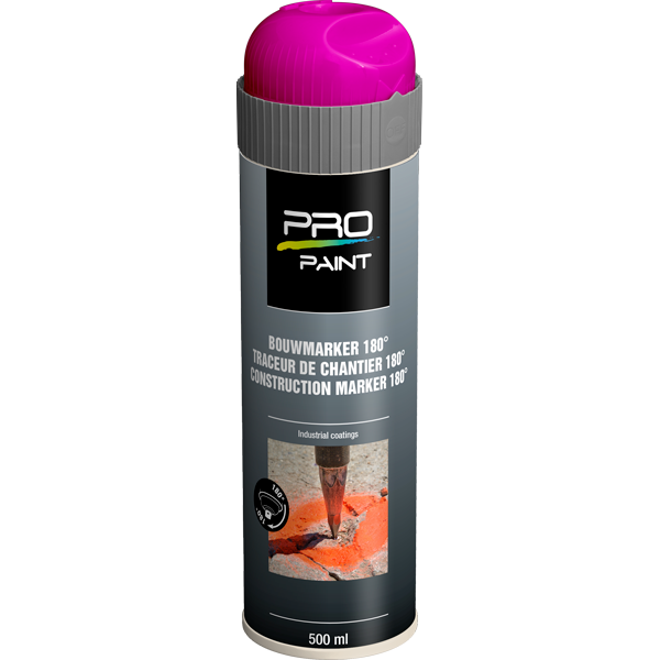 Pro-Paint Bouwmarker 180º Fluor 500ml