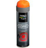 Pro-Paint Krijtspray (tijdelijk markeren) kleur fluor Oranje