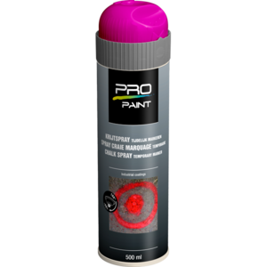Pro-Paint Krijtspray Fluor Roze 500 ml