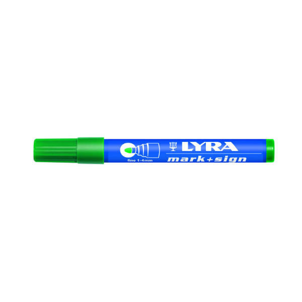 Lyra Lyra Mark + Sign markeerstift met punt 1–4 mm Groen
