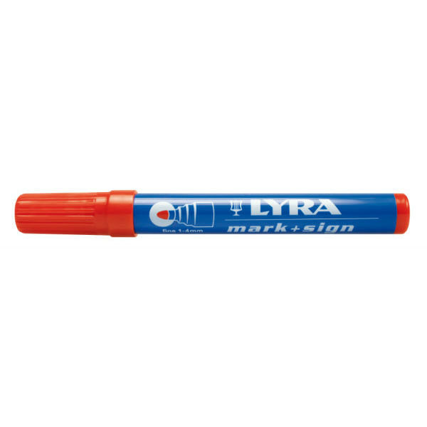 Lyra Mark + Sign marker 1-4mm Rot