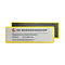Inwell Inwell magnetische Etikettenhalter gelb 50 x 100 mm - 100 Stück
