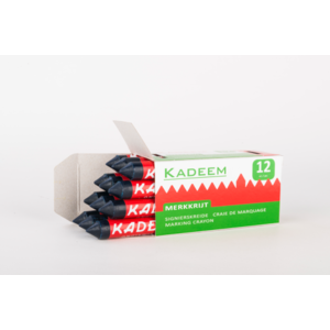 Kadeem Merkkrijt Blauw 12 stuks