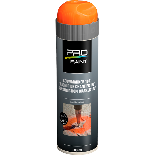 Pro-Paint Bouwmarker 180º Fluor 500ml