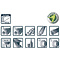 Pica Pica 6045 Big Dry Navulling rood, grafiet, wit
