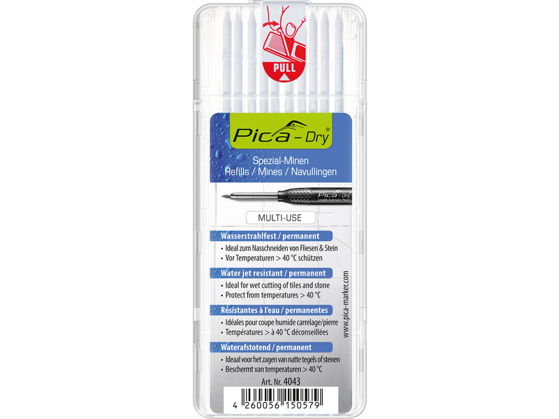 Pica 4043 Dry Nachfüllung Weiß