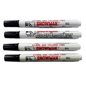 Snowman Whiteboard-Marker BG-4 schwarz