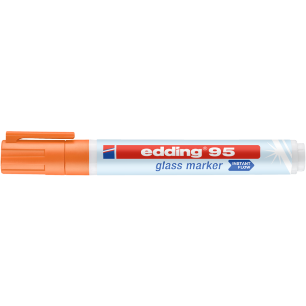 Edding Edding 95 Glass Marker – Dekkende kleuren, UV-fluorescerend, 1,5–3 mm punt | De Markeringshop