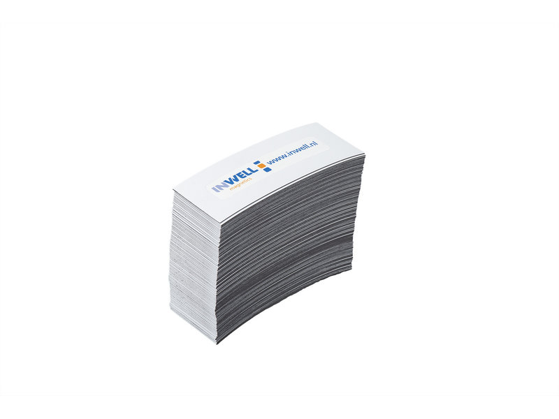 Inwell Magnetische etiketten 35 mm kleur wit