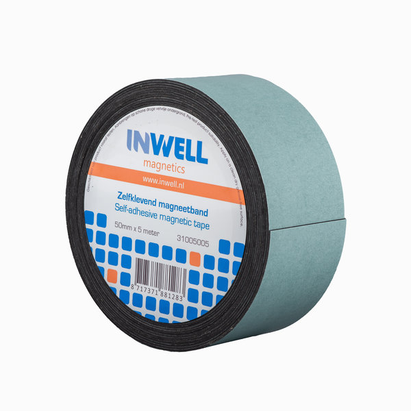 Inwell Selbstklebendes Magnetband 50 mm auf Rol