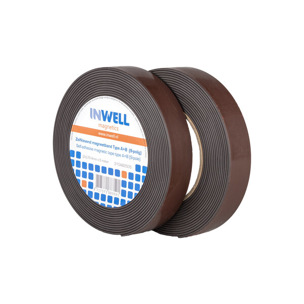 Inwell Zelfklevende magneetband 25,4 met premium klever