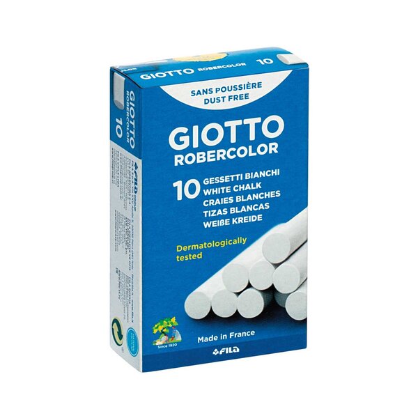 Lyra Schoolbordkrijt Giotte Wit doos á 10 stuks
