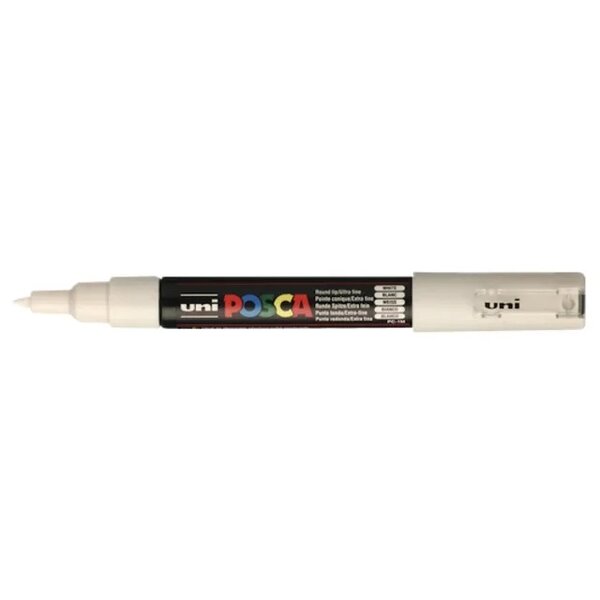 Posca POSCA PC-1MC witte extra fijne verfstift 0,7-1 mm