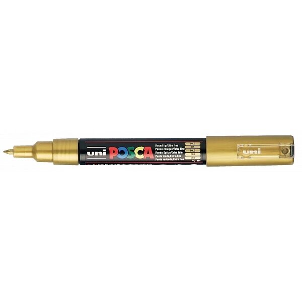 Posca Posca PC-1MC-0.7-1 mm Extra Fine Tip Gold