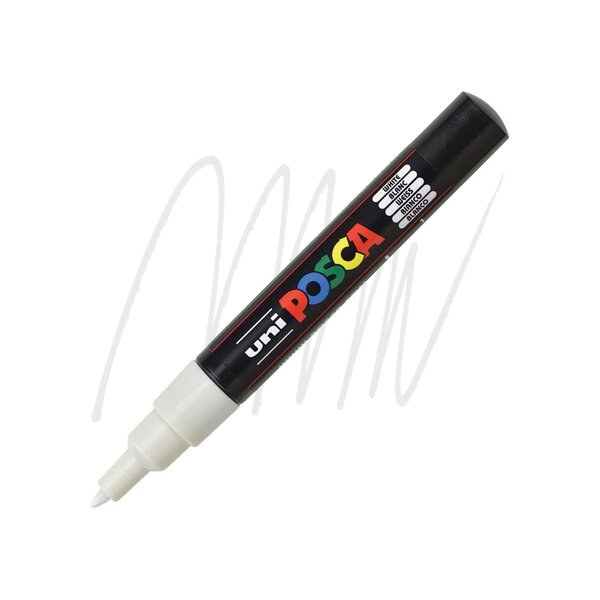 Posca POSCA PC-1MC witte extra fijne verfstift 0,7-1 mm