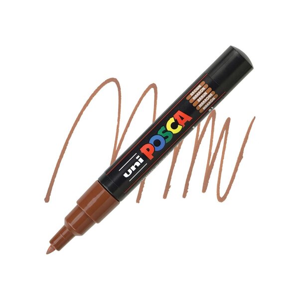 Posca Posca PC-1MC-0.7-1 mm Extra Fine Tip Braun