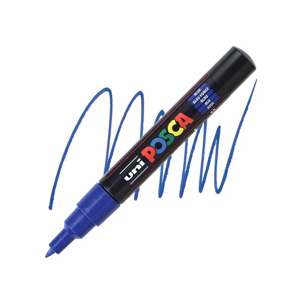 Posca POSCA PC-1MC Donkerblauw extra fijne verfstift 0,7-1 mm
