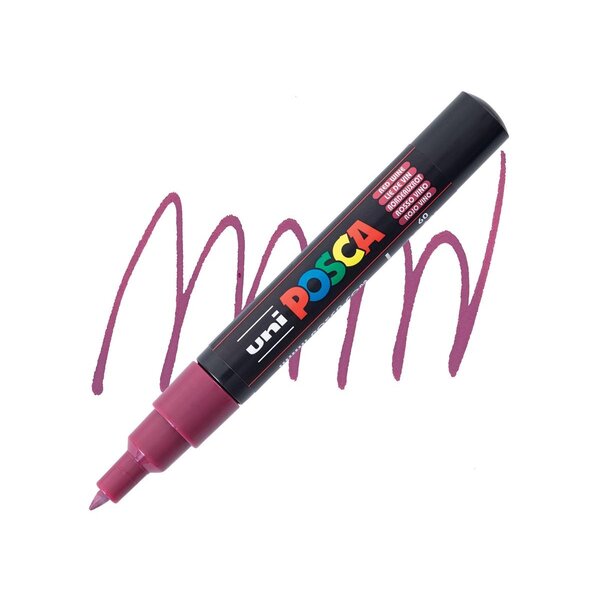 Posca Posca PC-1MC-0.7-1 mm Extra Fine Bordeauxrot