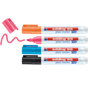 Edding 95 Glass Marker – Direct gebruiksklaar