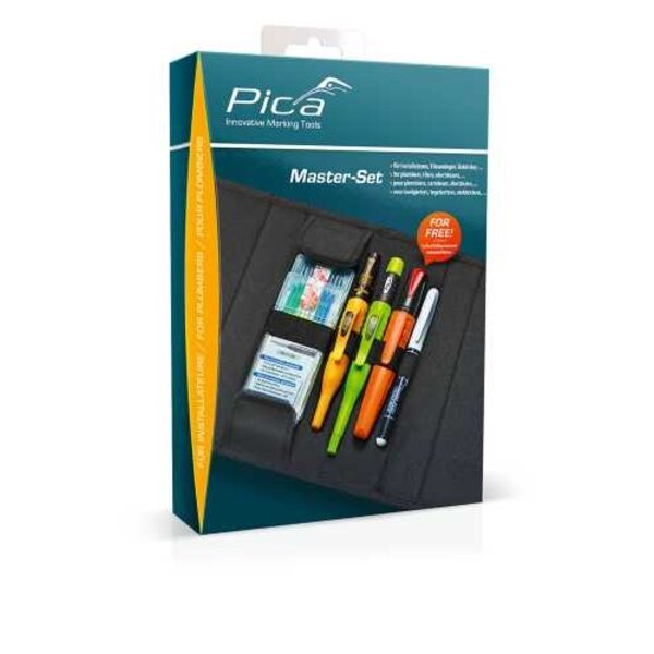 Pica Pica PI55020 Masterset voor loodgieters inclusief Pica-Dry, Pica Ink en navullingen