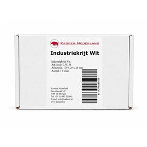 Kadeem Industriekreide weiß  12 Stück
