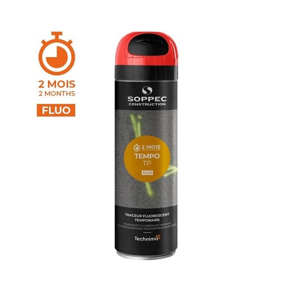 Soppec Soppec Tempo TP fluoreszierendes temporäres Markierspray 500 ml