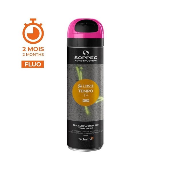 Soppec Soppec Tempo TP fluoreszierendes temporäres Markierspray 500 ml
