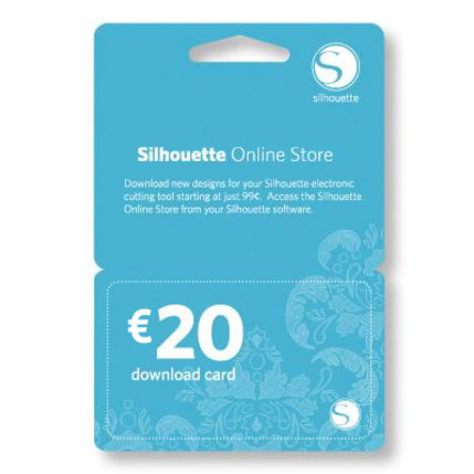 Silhouette 2 stuks Silhouette downloadkaart totaal t.w.v. € 40.00 (digitaal)