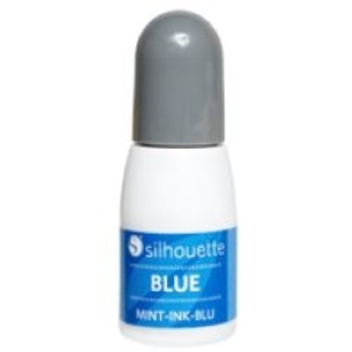 Silhouette Silhouette Mint stempel inkt blauw op=op