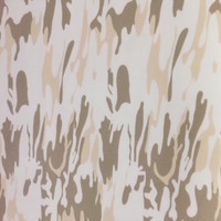 Fashion flexfolie camouflage beige-creme