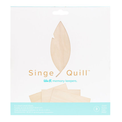 Foil Quill (We R Memory Keepers) Singe Quill houten plaatjes